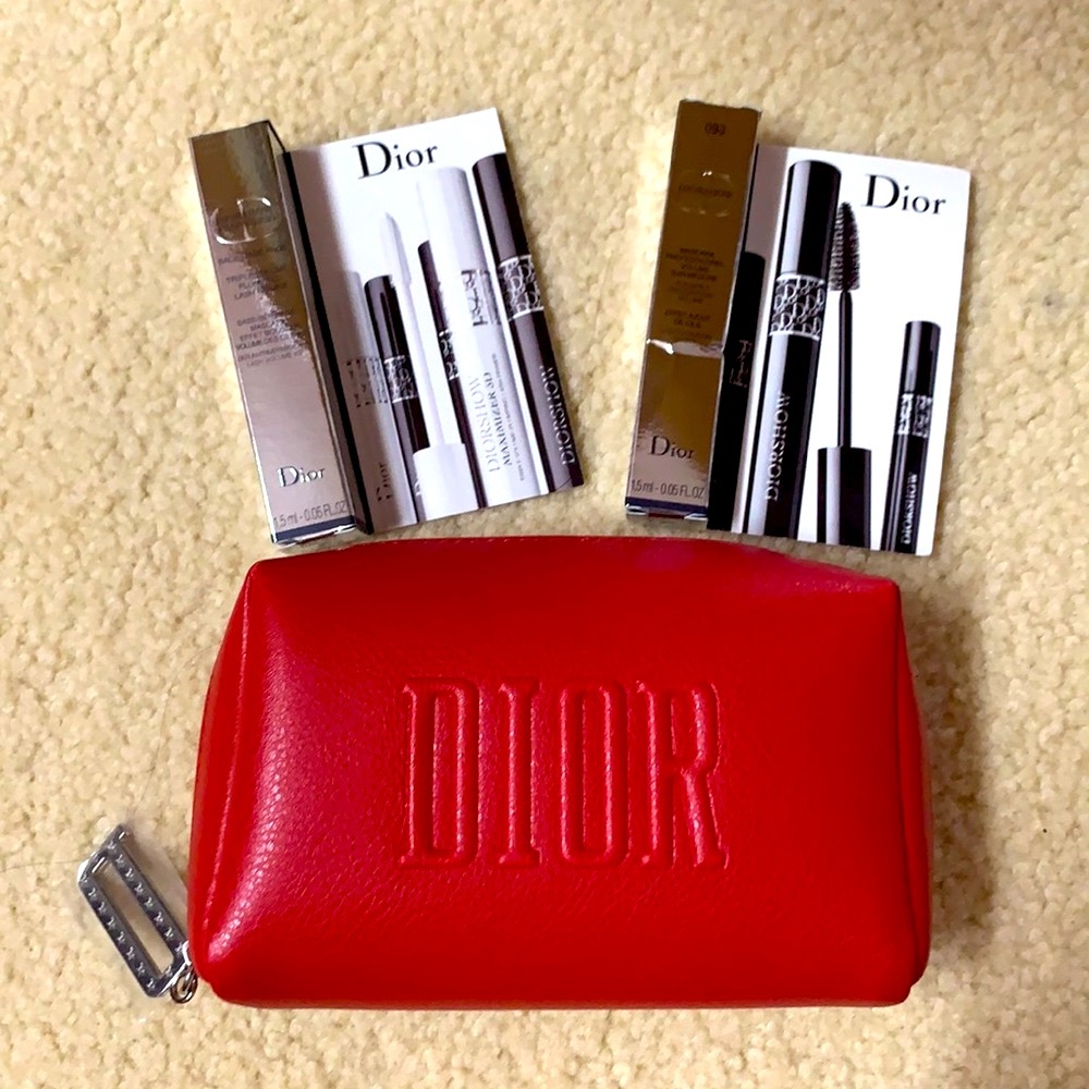 NEW DIOR pouch w mascara